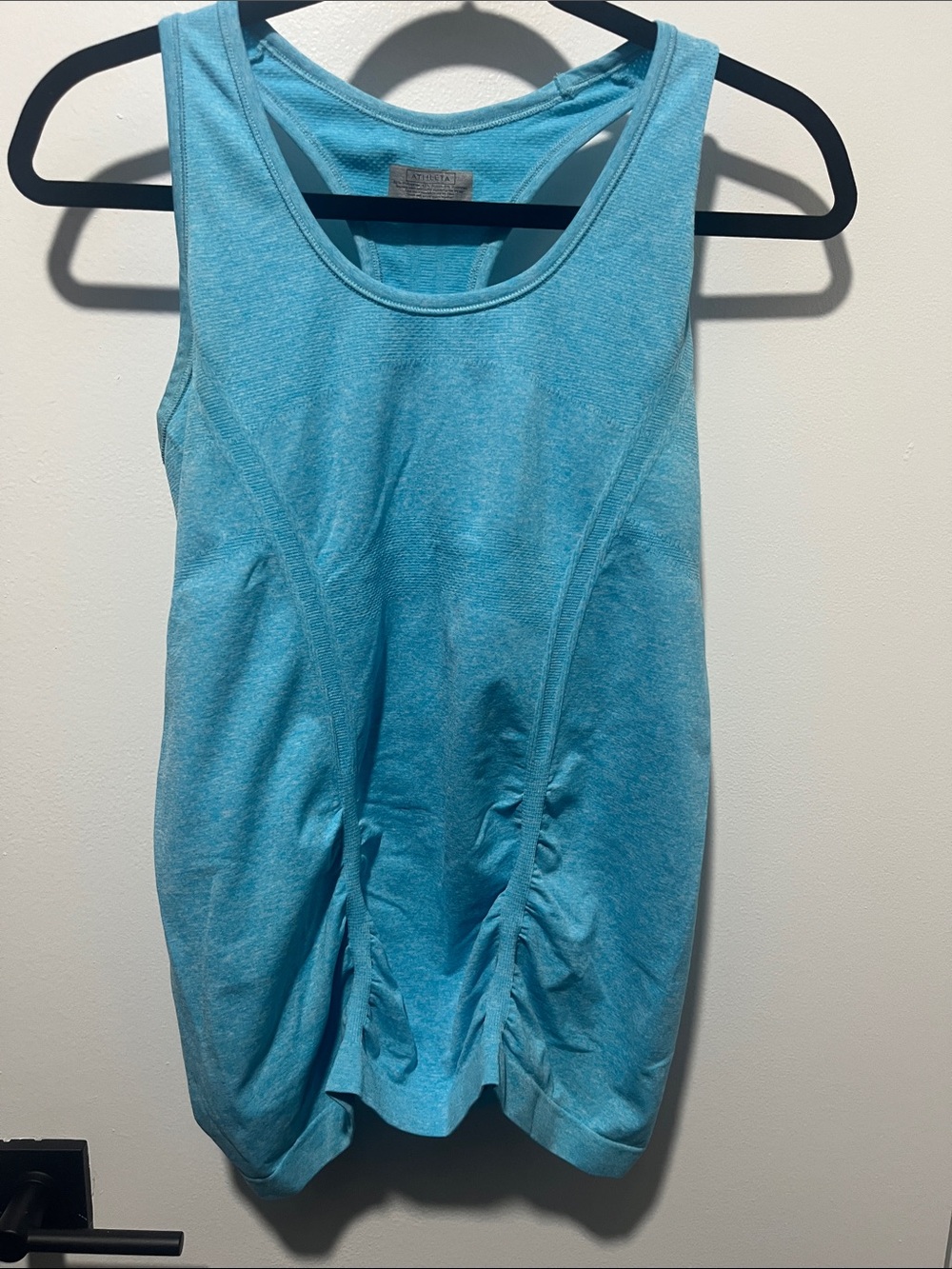 Athleta Aqua Ruched Racerback Tank